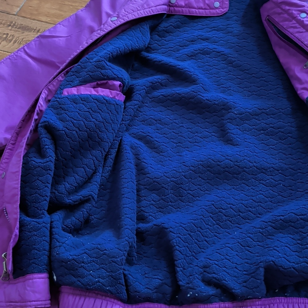 Patagonia Vintage Purple Long Lined Jacket - Picture 6 of 9